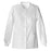 Luxe Jacket Warm-Up Poly/Ryn/Spndx Luxe W Wht 2XS 27.5" 3Pkt Ea