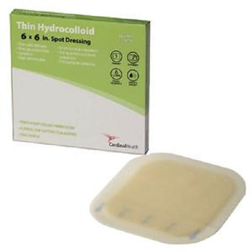 Cardinal Health Thin Hydrocolloid Dressing, 6" x 6"