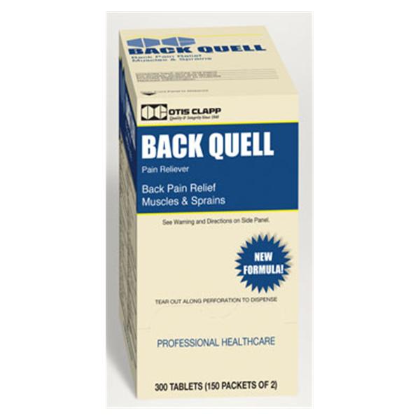 Medique Pharmaceuticals Back Quell 200/200mg Tablets Film Coated 150x2/Bx, 6 BX/CA (1615587)