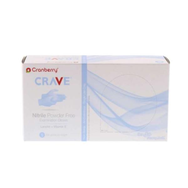 Pro2 Solutions Gloves Exam Crave PF Nitrile Latex-Free Sm Light Blue 200/Bx, 10 BX/CA (CR3556)