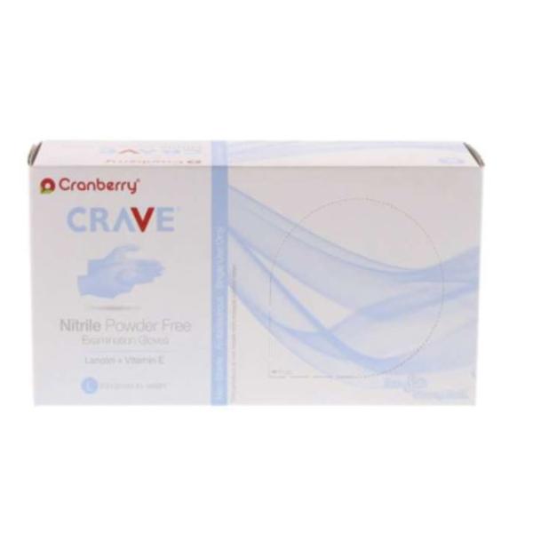 Pro2 Solutions Gloves Exam Crave PF Nitrile Latex-Free Lg Light Blue 200/Bx, 10 BX/CA (CR3558)