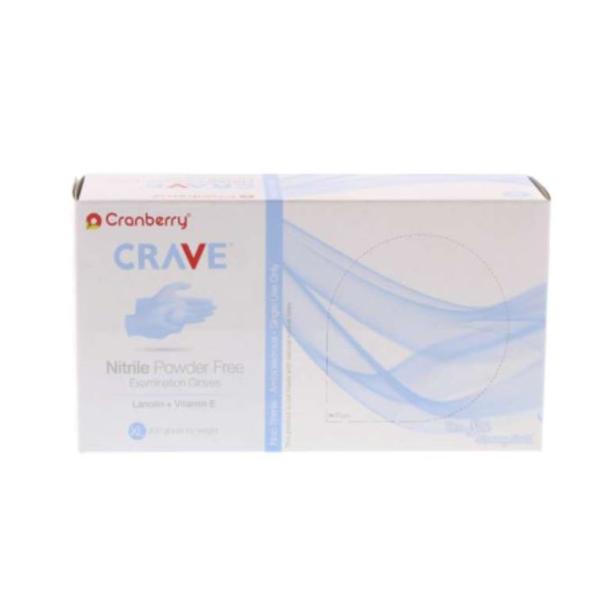 Pro2 Solutions Gloves Exam Crave PF Nitrile Latex-Free XL Light Blue 200/Bx, 10 BX/CA (CR3559)