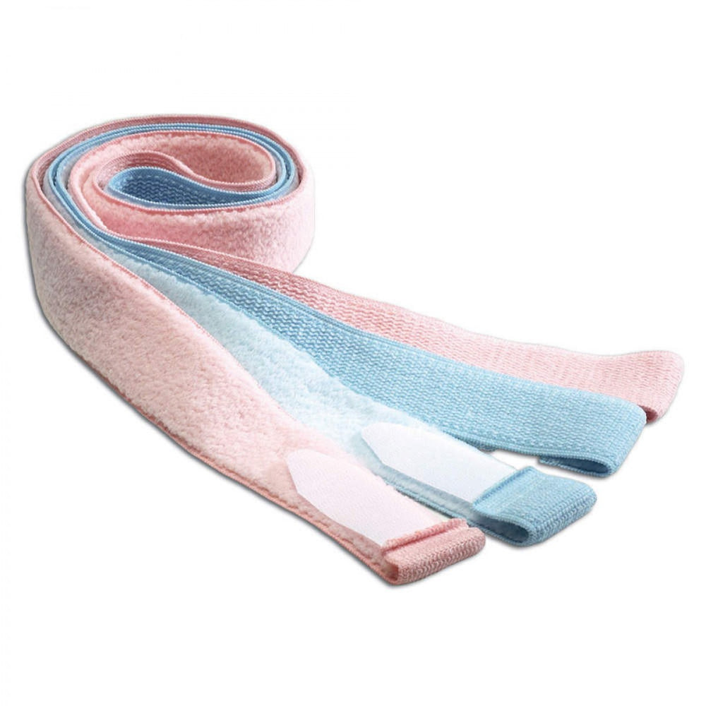 Securline Fetal Monitoring Strap Velcro Elastic Knitted Fabric 1-1/2Â€ X 42Â€ Pink And Blue - 50 Per Case