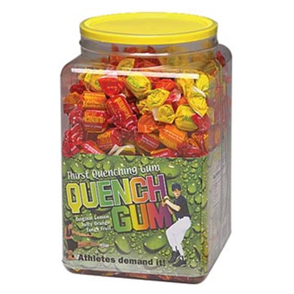 Mueller Sports Medicine Quench Sports Gum Lemon/Orange/Fruit Assorted 56oz 300/Bx