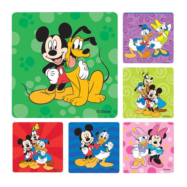 Office Supplies & Practice Mkt Stickers 2.5 in x 2.5 in Disney Pals Assorted 100/Rl