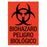 Office Supplies & Practice Mkt Label Biohazard Red Fluorescnt6.5x9 5/Pk