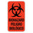 Office Supplies & Practice Mkt Label Biohazard Red Fluorescnt7/8Wx1/2H 500/Rl