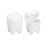 Office Supplies & Practice Mkt Tooth Saver Tooth Shaped 2 in White 72/Pk