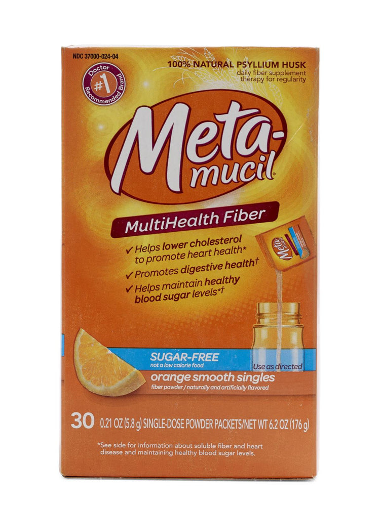 Metamucil Smooth Orange Sugar Free Packets