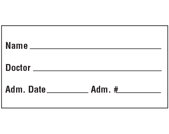 Label Bed Identification 