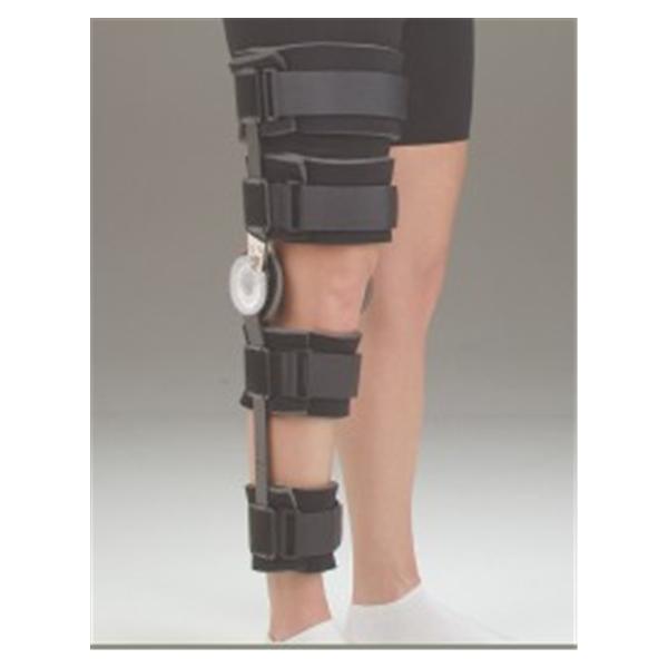 Deroyal Industries  Brace Transistion ROM Adult Knee Full Foam Black Ea