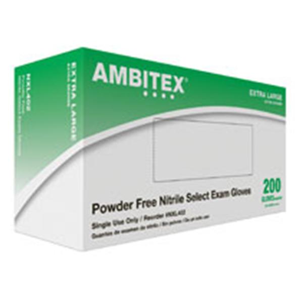 Tradex International Gloves Exam Ambitex Select PF Nitrile LF XL Blurple 200/Bx, 10 BX/CA (NXL402)