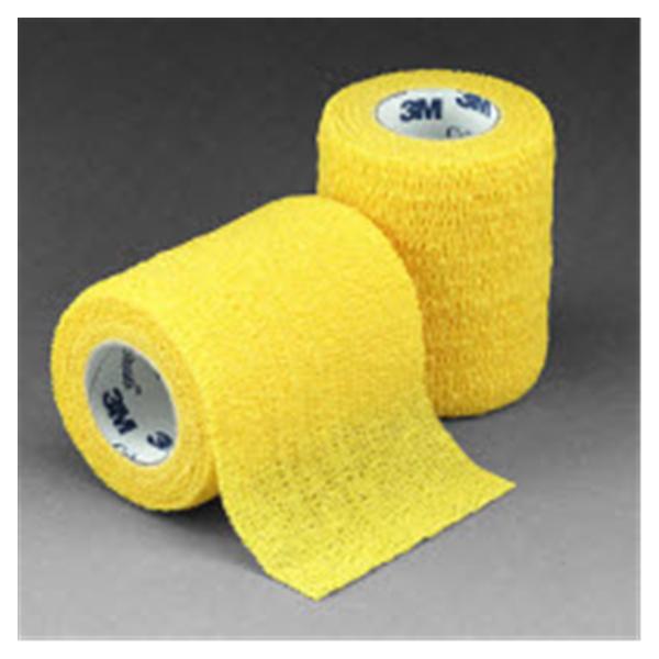 3M Medical Products Bandage Coban Wrap Elastic 3"x5yd Latex Non-Sterile Yellow CA