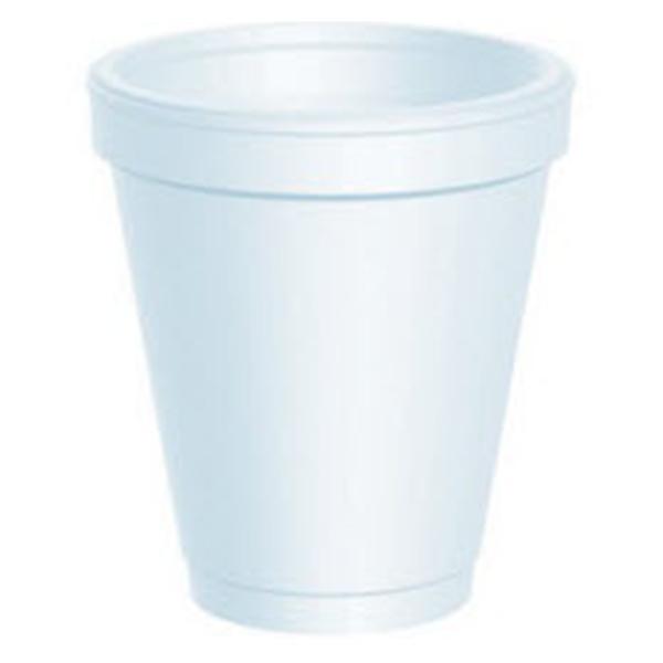 Dart Container Cup Drinking Styrofoam 6 oz White 25/Pk, 40 PK/CA (DART6J6)