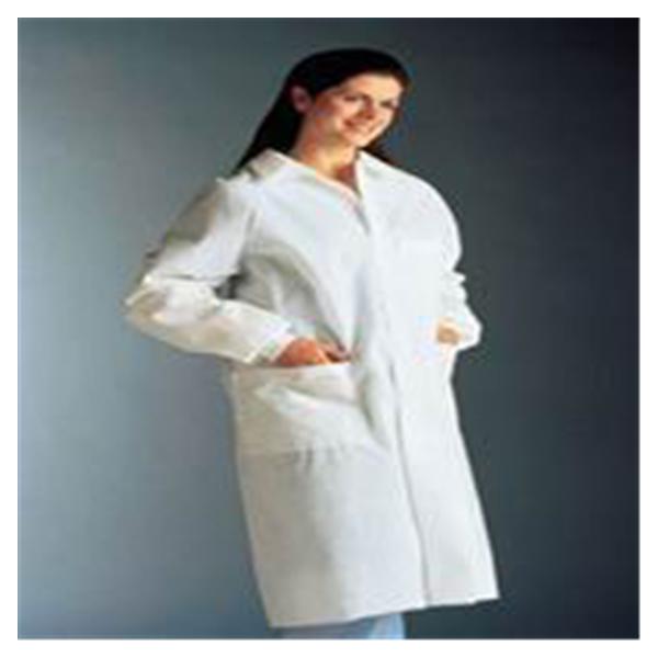 Graham Medical Lab Coat LabMates Small / Medium White 10/Ca