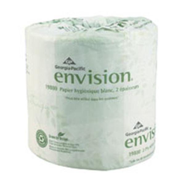 Georgia Pacific Toilet Tissue Envision White 550 Sheets / Roll 2 Ply 80/Ca