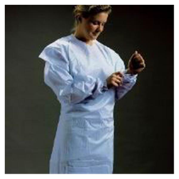 Graham Medical Gown Isolation Blue 50/Ca