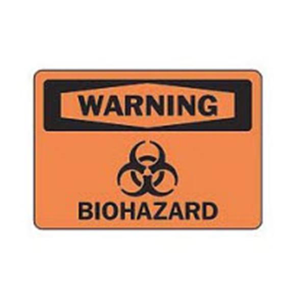 Grainger Sign Warning Biohazard Ea