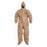 DuPont Tychem 5000 Coveralls with Attached Gloves - Tychem 5000 Coverall with Hood, Socks with Boot Flaps, Double Storm Flap, Tan, Size 3XL - C3128TTN3X00062K