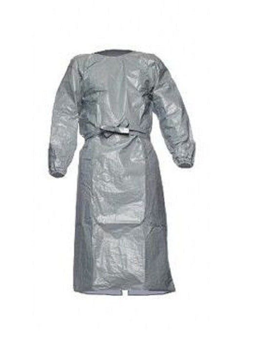 DuPont Tychem 6000 Gowns - GOWN, TYCHEM 6000, GRAY, MD - TFPL50SGYMD002500