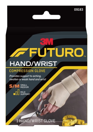 3M Healthcare FUTURO Compression Gloves - STABILIZER, WRIST, FUTURO, SML / MED, BEIGE - 09183ENR