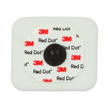 3M Healthcare Red Dot Foam Monitoring Electrodes - ELECTRODE, ECG, FOAM, W/STICKY GEL, ABRADER - 2570-3