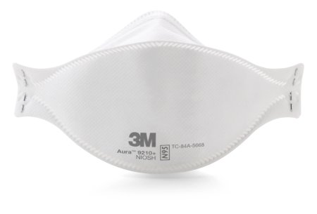 3M Healthcare Aura Particulate Respirators - MASK, RESP, N95, AURA, 3 PANEL, INDUST, NO RET - 9210+