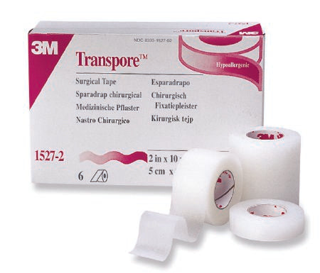 3M Healthcare Transpore Surgical Tape - TAPE, TRANSPORE, SURG, HYP / ALGC 3" X 10 - 1527-3