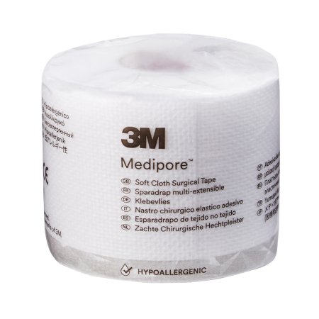 3M Healthcare Medipore Hypoallergenic Soft Cloth Surgical Tape - TAPE, CLOTH, SURGICAL, MEDIPORE, 2"X10YD - 2962