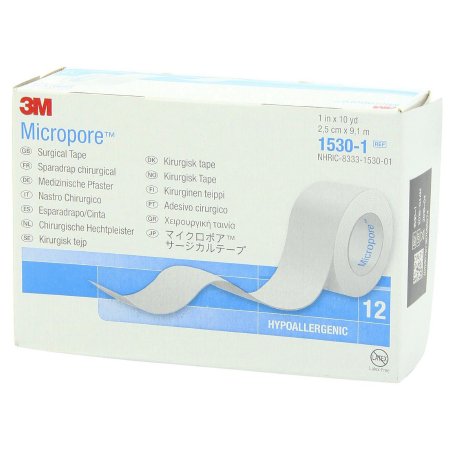 3M Healthcare Micropore Surgical Tape - TAPE, MICROPORE, PAPER, SURGICAL, .1"X 1 - 1530-1