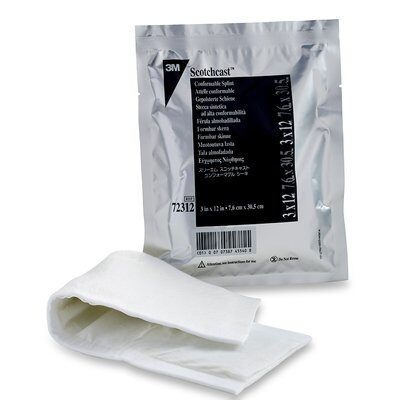 3M Healthcare Scotchcast Conformable Splints - SPLINT, CONFORMABLE, 3" X 12" - 72312