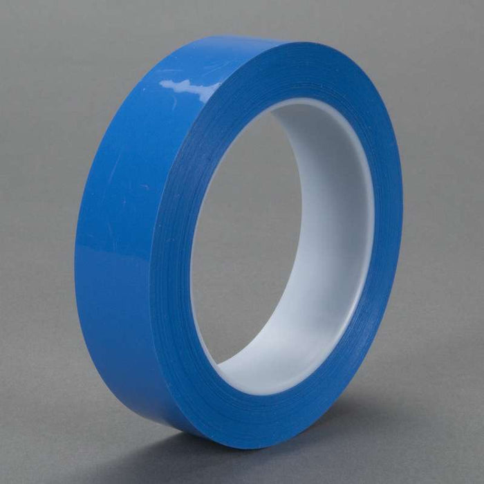 3M Healthcare Polyethylene 483 Transparent Tapes - Polyethylene 483 Transparent Tape, 1" x 36 yd., Blue, 5.3 mil - 483B1