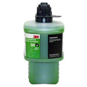 3M Healthcare 5H Quat Disinfectant Cleaner Concentrate - 5H Quat Disinfectant Cleaner, Concentrate, 2 L - 7000052378