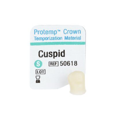 3M Healthcare Protemp Crown Temporization Material - MATERIAL, CROWN, PROTEMP, TMPRZTN, CUSPD, SM - 50618