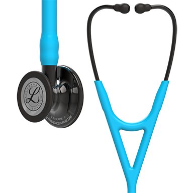 3M Healthcare Littmann Cardiology IV Diagnostic Stethoscopes - 3M Littmann Cardiology IV Diagnostic Stethoscope, Smoke-Finish Chestpiece, Turquoise Tube, Smoke Stem and Headset, 27" - 6171