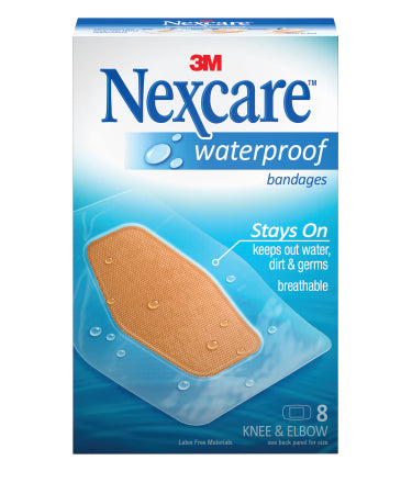 3M Nexcare Waterproof Bandages - Nexcare Knee and Elbow Bandage, Waterproof - 581-08