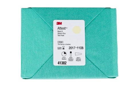 3M Healthcare Attest Rapid 5 Steam-Plus Test Pack - PACK, TEST, BIO IND, ATTEST, RAPID 5, 3HR - 41382