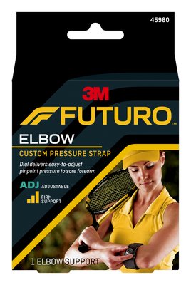 3M Healthcare FUTURO Custom-Pressure Elbow Strap - CUSTOM DIAL TENNIS ELBOW - 45980