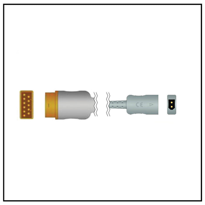 3M Healthcare Direct Connect Cable for Disposable Probes - Direct Connect Cable, 3.6 m/12' - 2021701-001