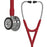 3M Healthcare Littmann Cardiology IV Diagnostic Stethoscopes - 3M Littmann Cardiology IV Diagnostic Stethoscope, Mirror-Finish Chestpiece and Stem, Burgundy Tube, Stainless Headset, 27" - 6170