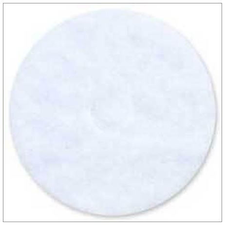 3M Healthcare 4100 Series White Super Polish Pads - 4100 Series Super Polish Pad, White, 16" - 7000000686