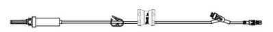 BD Gravity Sets (Special Applications) - Flow Regulator 20-Drop 84" IV Gravity Set with 13 mL Priming Volume, 1 Needle-Free Y-Site and Male Luer Lock - MFS140