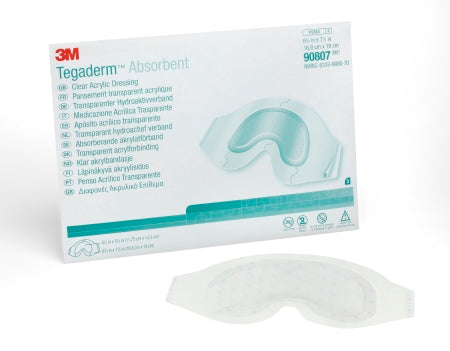 3M Healthcare Tegaderm Absorbent Clear Acrylic Dressing - DRESSING, CLR-ACRYL, TEGADERM, 6-5/8"X7.5" - 90807