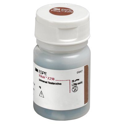 3M Healthcare Filtek Z250 Universal Restorative Capsules - CAPSULE, Z250, RESTORTVE, REFILL, 20-0.2G, A1 - 6021A1