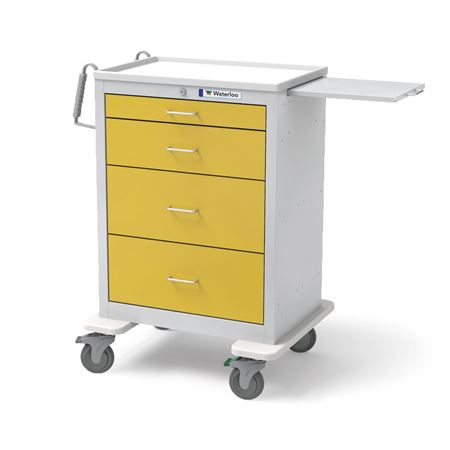 Isolation Cart with Key Lock 4 Drawer - 29"W x 24.5"D x 42"H