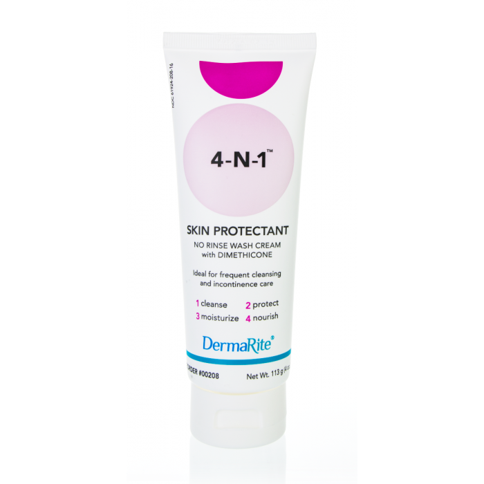 DermaRite 4-N-1 Wash Cream No-Rinse Skin Protectant - 16 oz