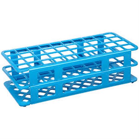 40-Place Tube Rack for 20mm Tubes 40-Place Tube Rack for 20mm Tubes - 9.6"L x 4.1"W x 2.8"H