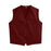 Edwards Garment Co Unisex Vest Aprons - Unisex Apron Vest, 65% Polyester/35% Cotton Twill, with Breast Pocket, Wine, Size L - 4006 63 LARGE