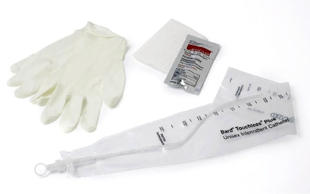 CR Bard Touchless Plus Intermittent Catheter Kits - Touchless Plus Catheter Kit, Vinyl, 16 Fr, Sterile - 4A5146