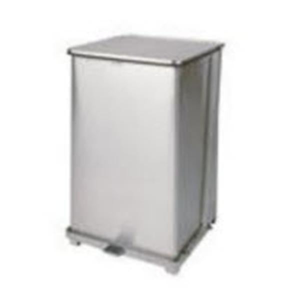 Rubbermaid Container Waste Defenders Stainless Steel 40gal Step-On Square Ea